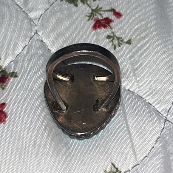 Turquoise Ring vintage women’s size  7 - Picture 3 of 4